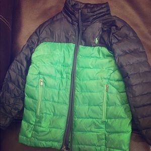 Polo down puffer coat
